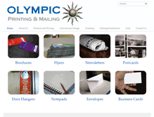 Tablet Screenshot of olympic-printing.com